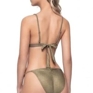PQ Swim Medium Euphoria Vivian Halter Bikini Top